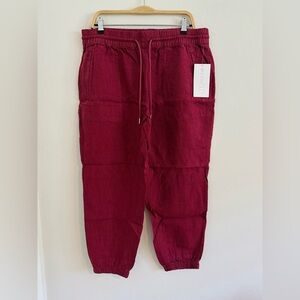 NEW Athleta Retreat Linen Joggers, Petite 14